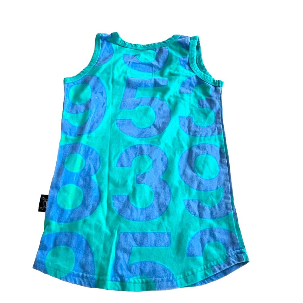 Nununu boys numbers sleeveless summer tank 18/24 months